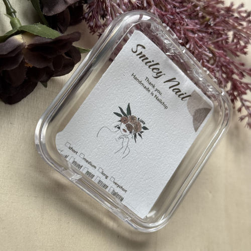 ①透明ケース》ネイルチップ 収納ケース ピンク 透明 大容量 持ち運び