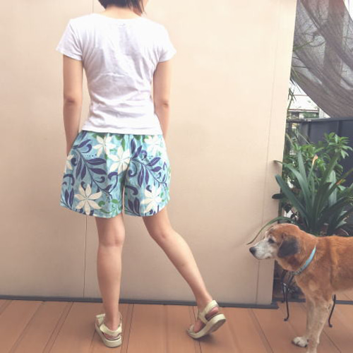 【70'S】 ヴィンテージ ハワイアンプリント ショートパンツ 総柄 【激レア】 古着屋 GREEN HEAVEN ショートパンツ ページ