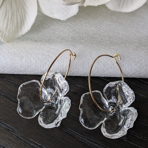 HIRALY flower earring（ヒラリーフラワーイヤリング