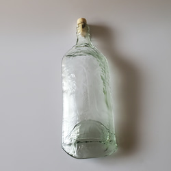 ボトルプレス皿 カーブ コルク クリア Re-glass リグラス 5枚目の画像