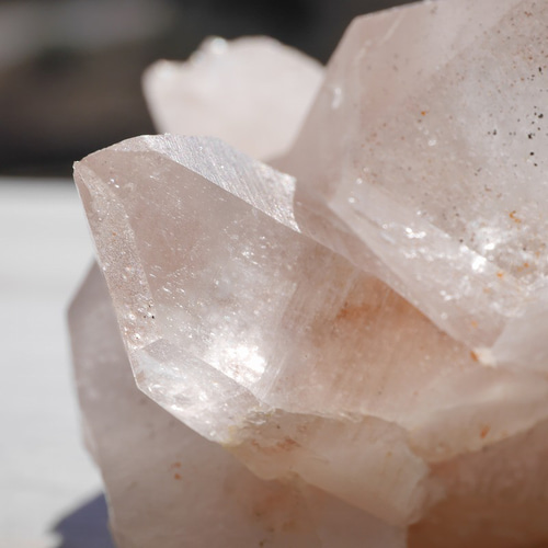 天然石マニカラン水晶クラスター 約198g 約最大幅82mm(ヒマラヤ