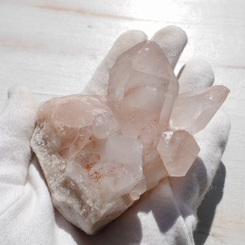 天然石マニカラン水晶クラスター 約198g 約最大幅82mm(ヒマラヤ山脈産