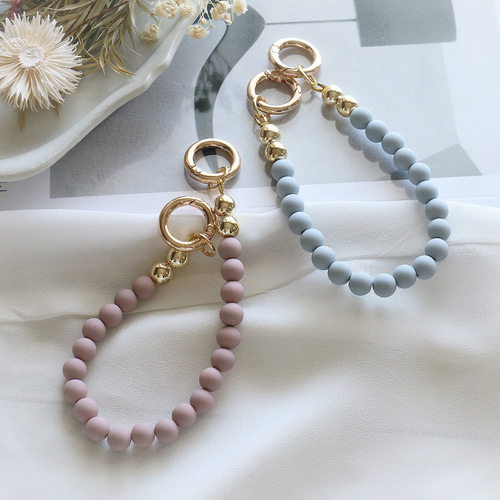 BONAVENTURA スマホストラップ ピンク・ベージュ BONAVENTURA スマホストラップ ピンク・ベージュ ストラップ (ロング