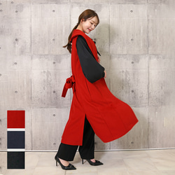 theoryluxeロングジレ　ノーカラーダブルブレストウール混38 THE COAT | Theory luxe（セオリーリュクス）公式通販サイト