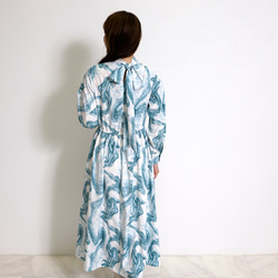 [促銷] 大理石紋2way緞帶洋裝 春季女裝 第12張的照片