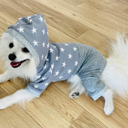 【型紙】犬服　サロペット 4枚目の画像