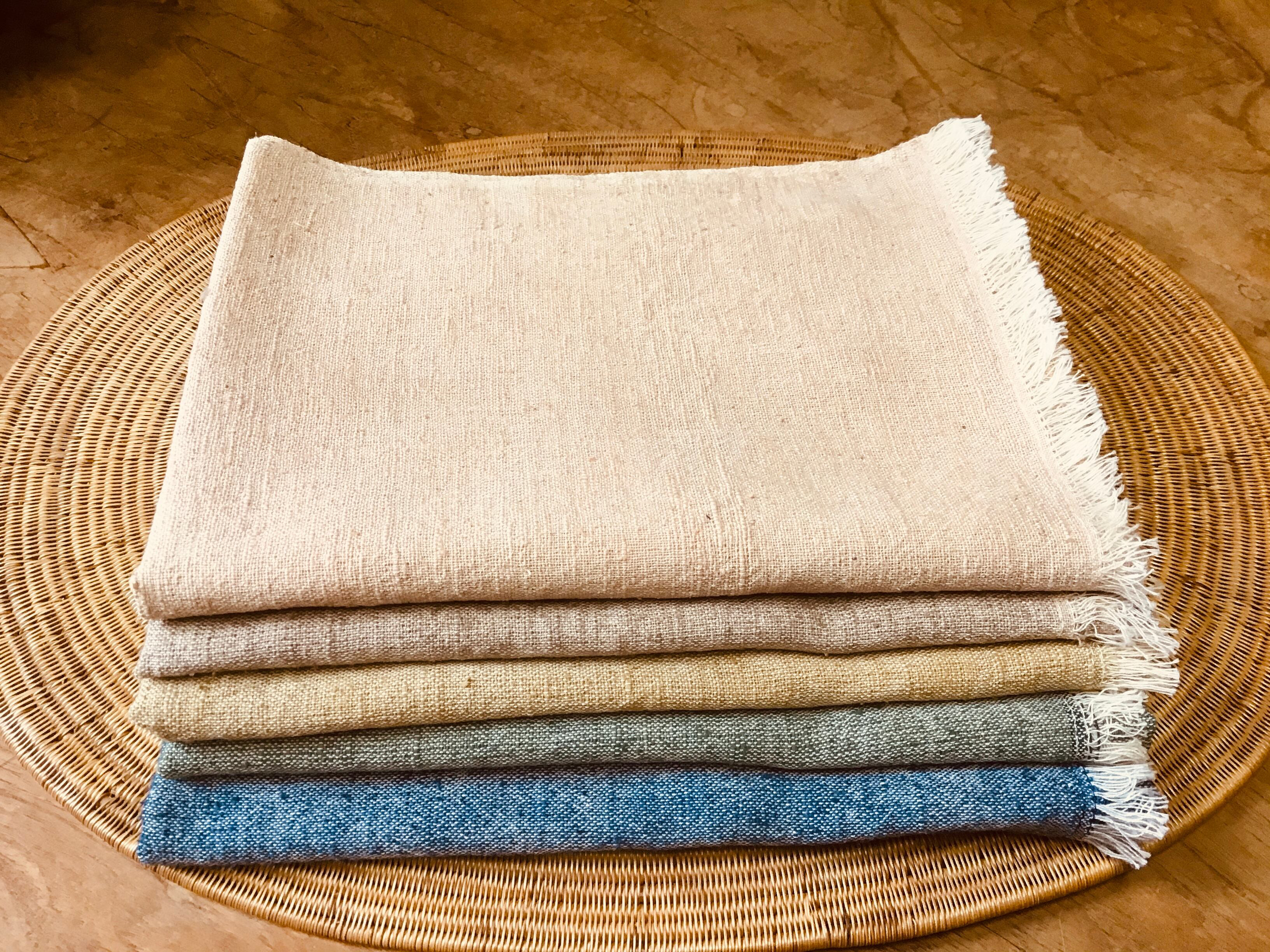 オーガニック草木染めのおうちストール        Ω