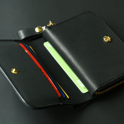 Personalized Wallet ( Custom Name ) - Gentle Black 6枚目の画像