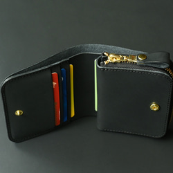 Personalized Wallet ( Custom Name ) - Gentle Black 5枚目の画像