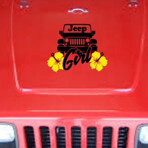 Jeep Girl Jeep等にオススメ❗️　防耐水転写ステッカー　ジープ 6枚目の画像