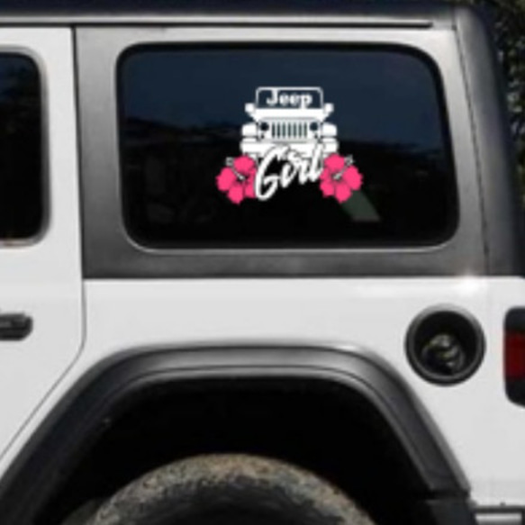 Jeep Girl Jeep等にオススメ❗️　防耐水転写ステッカー　ジープ 7枚目の画像