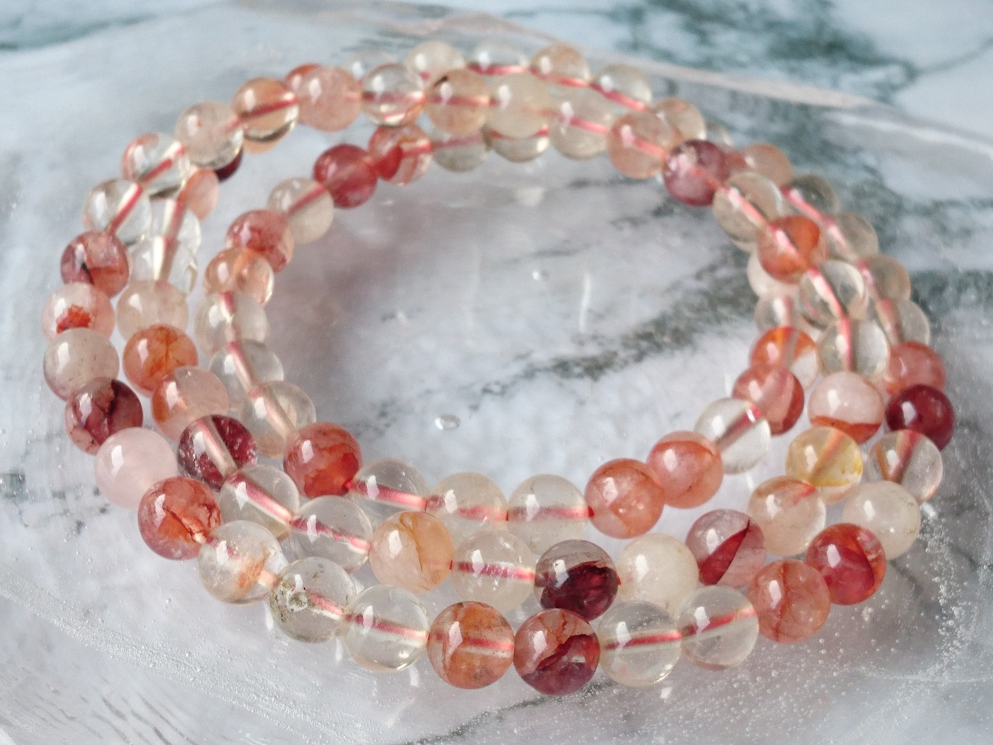 レッドマニカラン水晶✨ブレスレット ブレスレット F* 通販