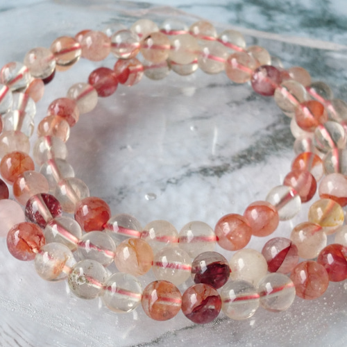 レッドマニカラン水晶✨ブレスレット ブレスレット F* 通販 14293482