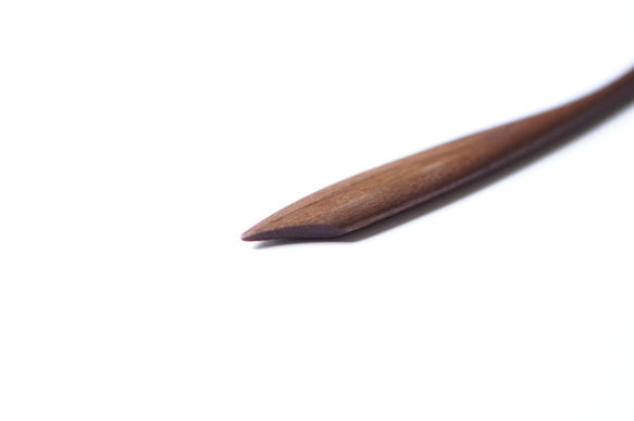 木のバターナイフ（ウォルナット）A036-0 3枚目の画像