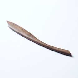 木のバターナイフ（ウォルナット）A036-0 6枚目の画像