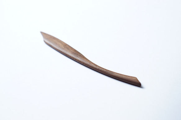 木のバターナイフ（ウォルナット）A036-0 6枚目の画像
