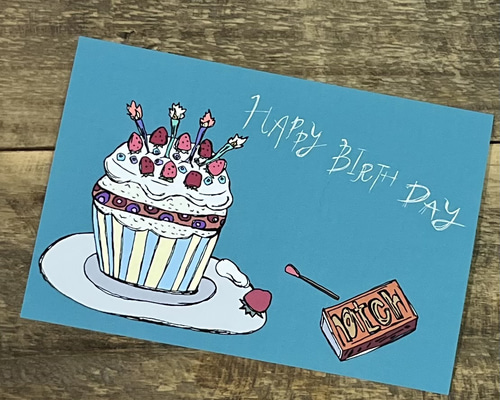 HAPPYBIRTHDAY。誕生日。BIGケーキ。メッセージカード。アルバム。 40184229934a049ab11711c6fe1ad3
