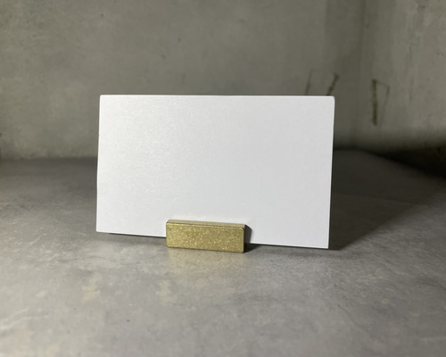 真鍮カードスタンド 30mm x 2 その他インテリア雑貨