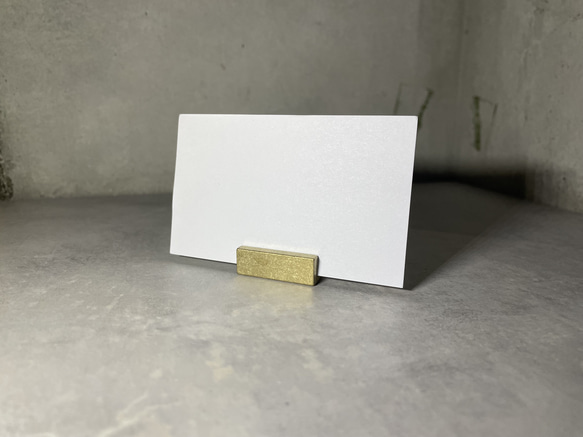 真鍮カードスタンド 30mm x 2 2枚目の画像