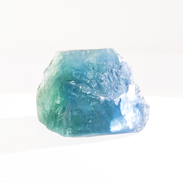 山型 蛍石 フローライト Fluorite 鉱物 原石 鉱石 天然石 ブルー&グリーン グラデーション 01994 9枚目の画像