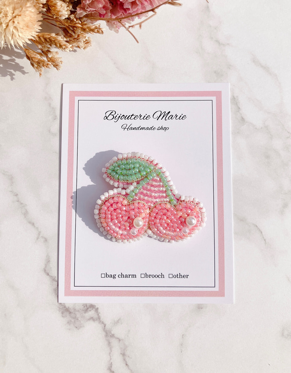 90's Joan Rivers さくらんぼ 果物モチーフ ヴィンテージ ブロー 90´s Joan Rivers さくらんぼ 果物モチーフ ヴィンテージ ブロー