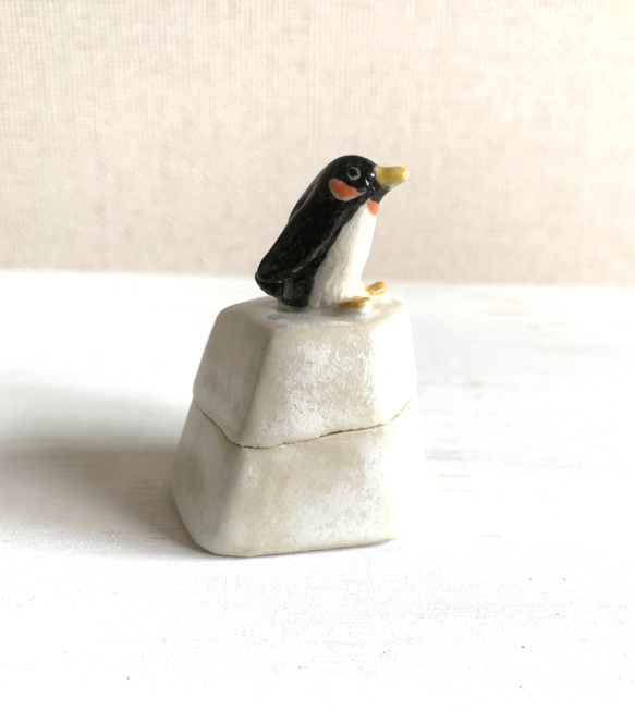 ペンギンの香合 6枚目の画像