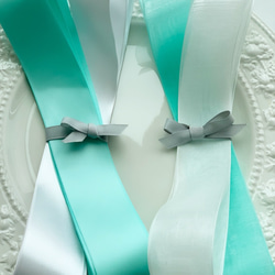 ティファニーブルー リボン ラッピング 結婚式 ヘアーリボン リボン