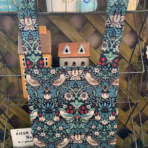 エコバッグ(ウィリアムモリス＊ウィローボウ 黒色) KINDBAG カインドバッグ エコバッグ ウィリアム・モリス