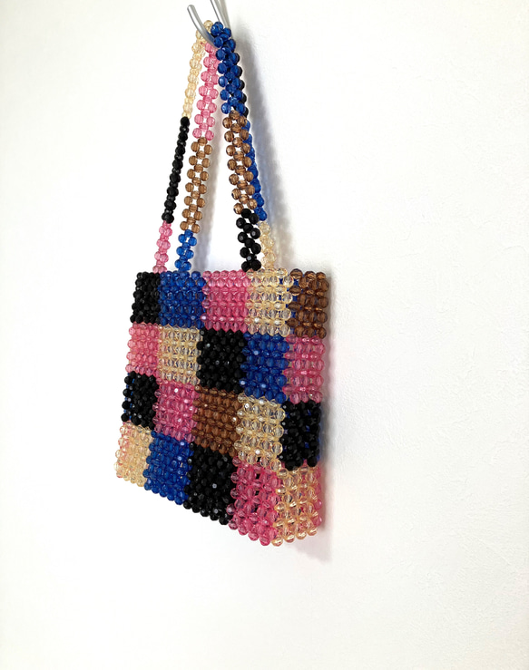 カラフル星型パッチワークハンドバッグ パッチワークトートバッグ L＃カラフルフリル | a Linden:tree