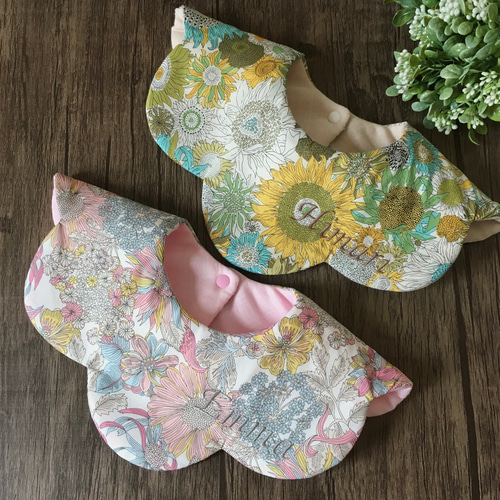 LIBERTY〜つけ襟スタイ〜名入れ無料 スタイ・よだれかけ Baby me 通販