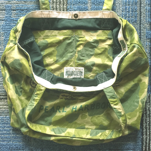 ヴィンテージ生地 US.ARMY 70sベトナム ダックカモ パラシュート ヴィンテージ生地 US.ARMY 70sベトナム ダックカモ パラシュート