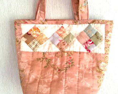 K-42フォーパッチのプチバッグのキット☆ローズピンク キット