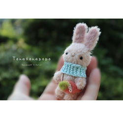 受注製作】レースまつ毛♡お鼻パールなネコちゃん 7.5㎝ テディベア