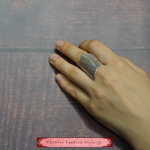 100％ハンドメイド 99 高純度スターリングシルバー アートリング＃107