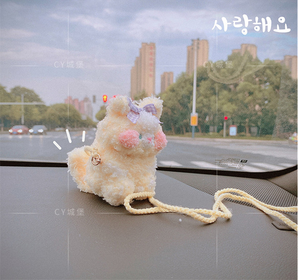 ふんわりの猫AirPods 1/2/3/4/pro ケースcase☆綿製手作り編織り  