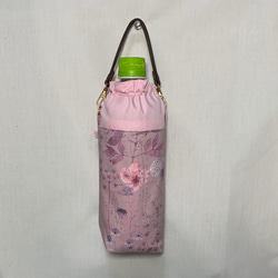 ペットボトルホルダー　リバティイルマ　ピンク 3枚目の画像