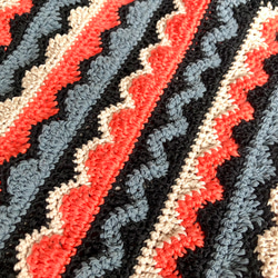 crochet bag ( orange ) 4枚目の画像