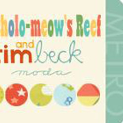 「Bartholo-Meow’s Reef」moda Jelly Rolls (カットクロス40枚）tim & beck 3枚目の画像