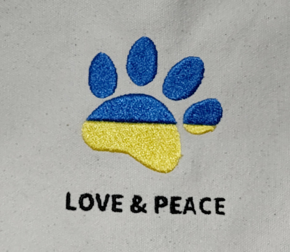 [烏克蘭支持]剪影手提包側袋足跡 第13張的照片