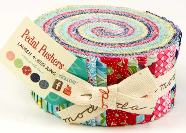 「Pedal Pushers」 ジェリーロール カットクロス moda 生地 Lauren ＆ Jessi Ju