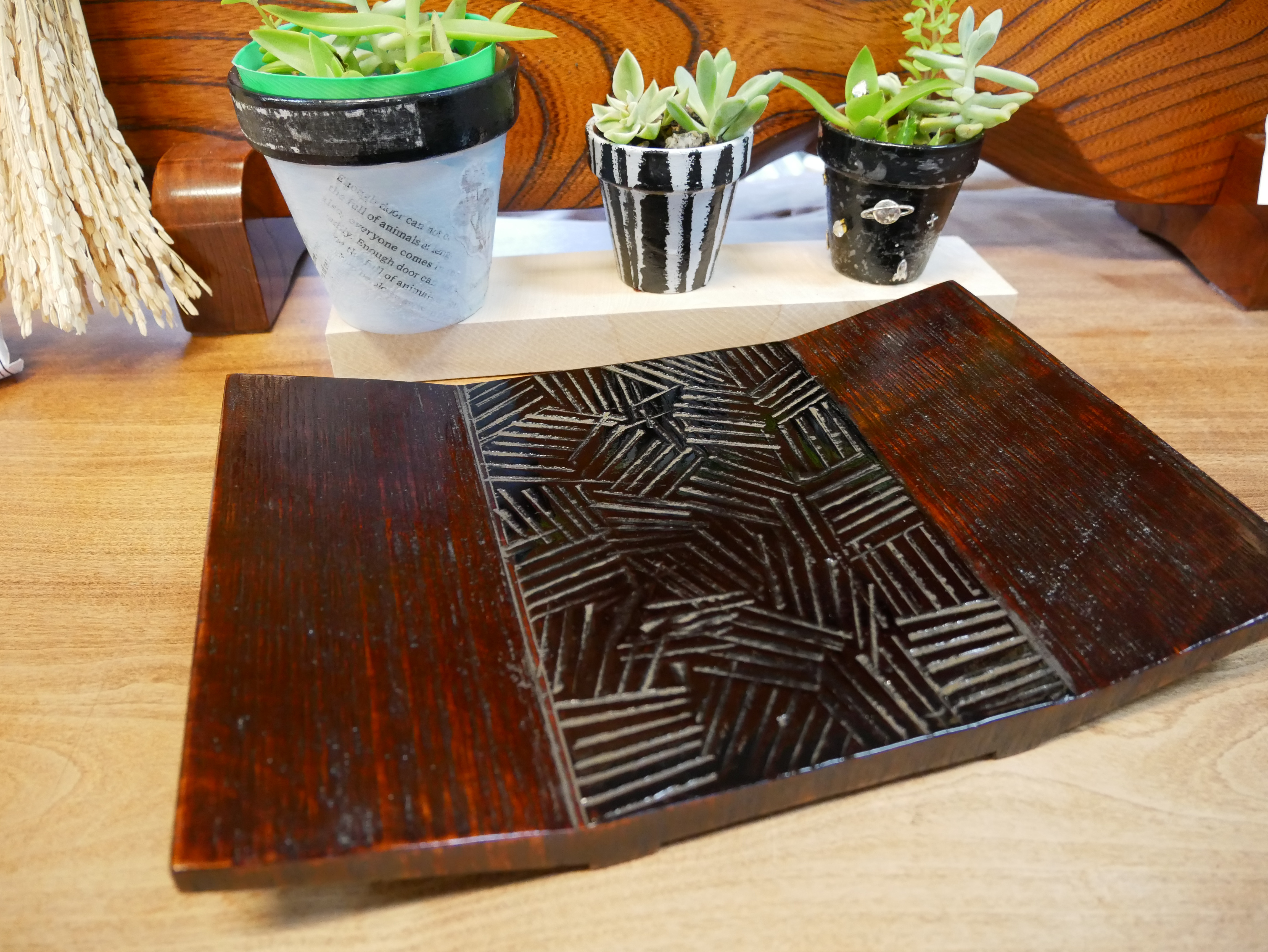 香川漆器*翼*木製盛皿　9寸