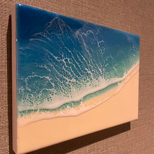 レジンアート 海 沖縄 キラキラ その他アート south_island_sea