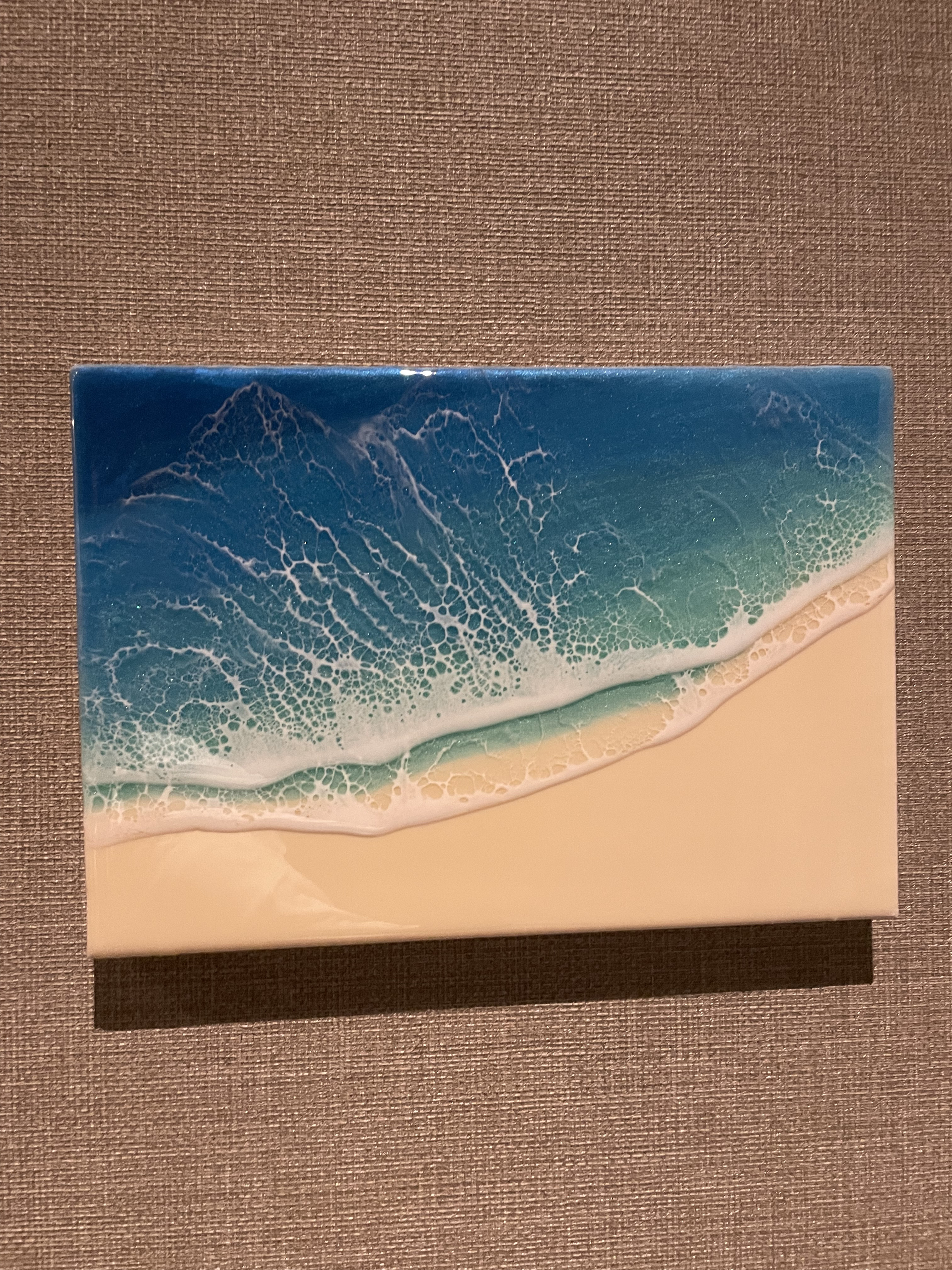 ☆yuyu☆❀アクリルライト絵画レジン海アート❀ ☆yuyu☆❀アクリル