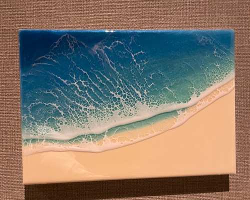 レジンアート 海 沖縄 キラキラ その他アート south_island_sea