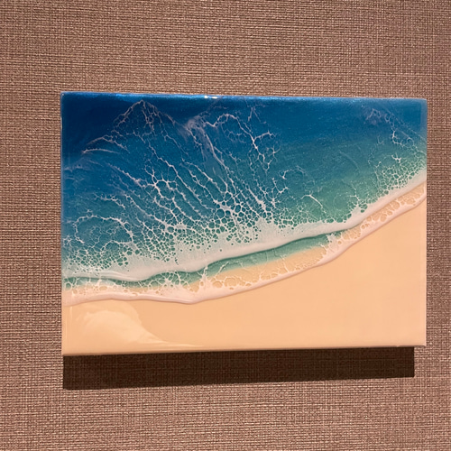 レジンアート 海 沖縄 キラキラ その他アート south_island_sea