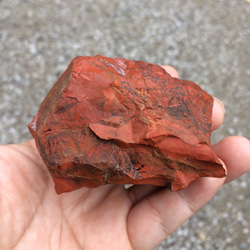 リアル佐渡赤玉石 新潟県赤玉地区産出 レッドジャスパー原石 デンドリティックあり 8枚目の画像