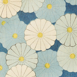 【NO.402】青色デイジーの花の日本画アートポスター☆カラフルおしゃれ和室インテリア和モダン☆A3A2A1B5B4B3 3枚目の画像