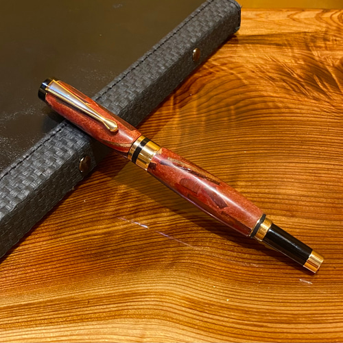 世界でたった1本】レジンとパドックのボールペン1003 ペン・筆記