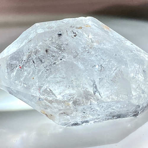 カーボンインクォーツ✨レインボー 水入り 水晶 ポイント クリスタル