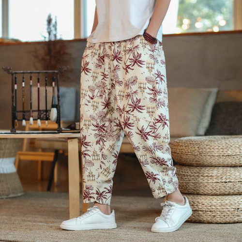 花柄サルエルパンツ　新品　ビアズリー 小花柄サルエルパンツ （その他パンツ）｜BEARDSLEY